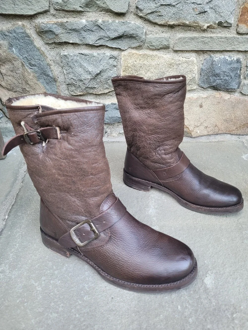 Frye Veronica Shearling Boots